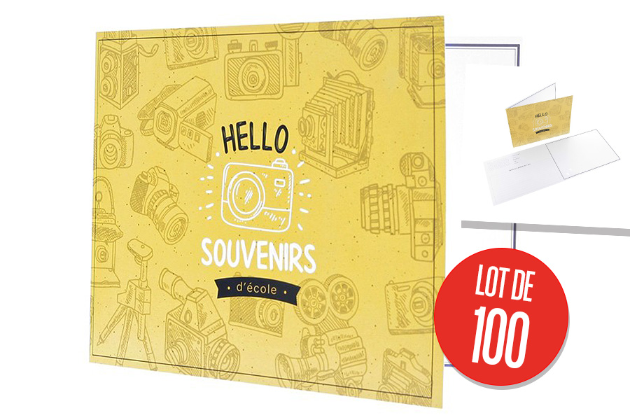 Lot 100 cartonnages 18x24, motif Souvenirs- NEW !